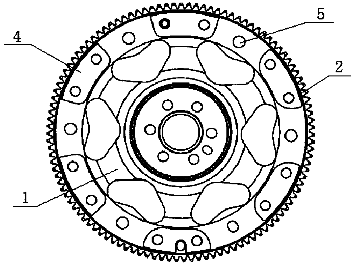 Automobile flywheel assembly