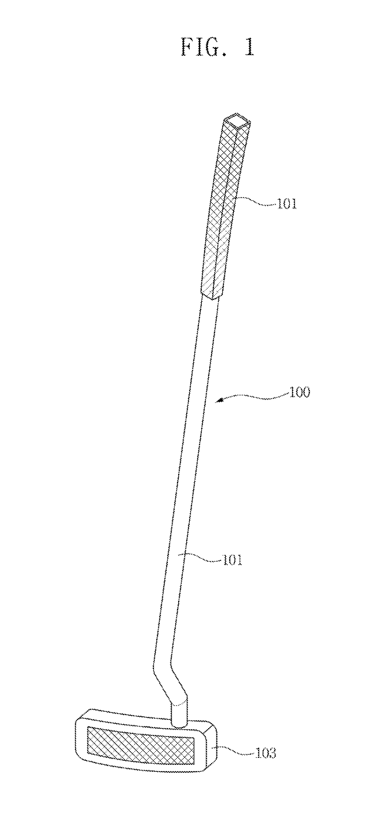 Side swing putter