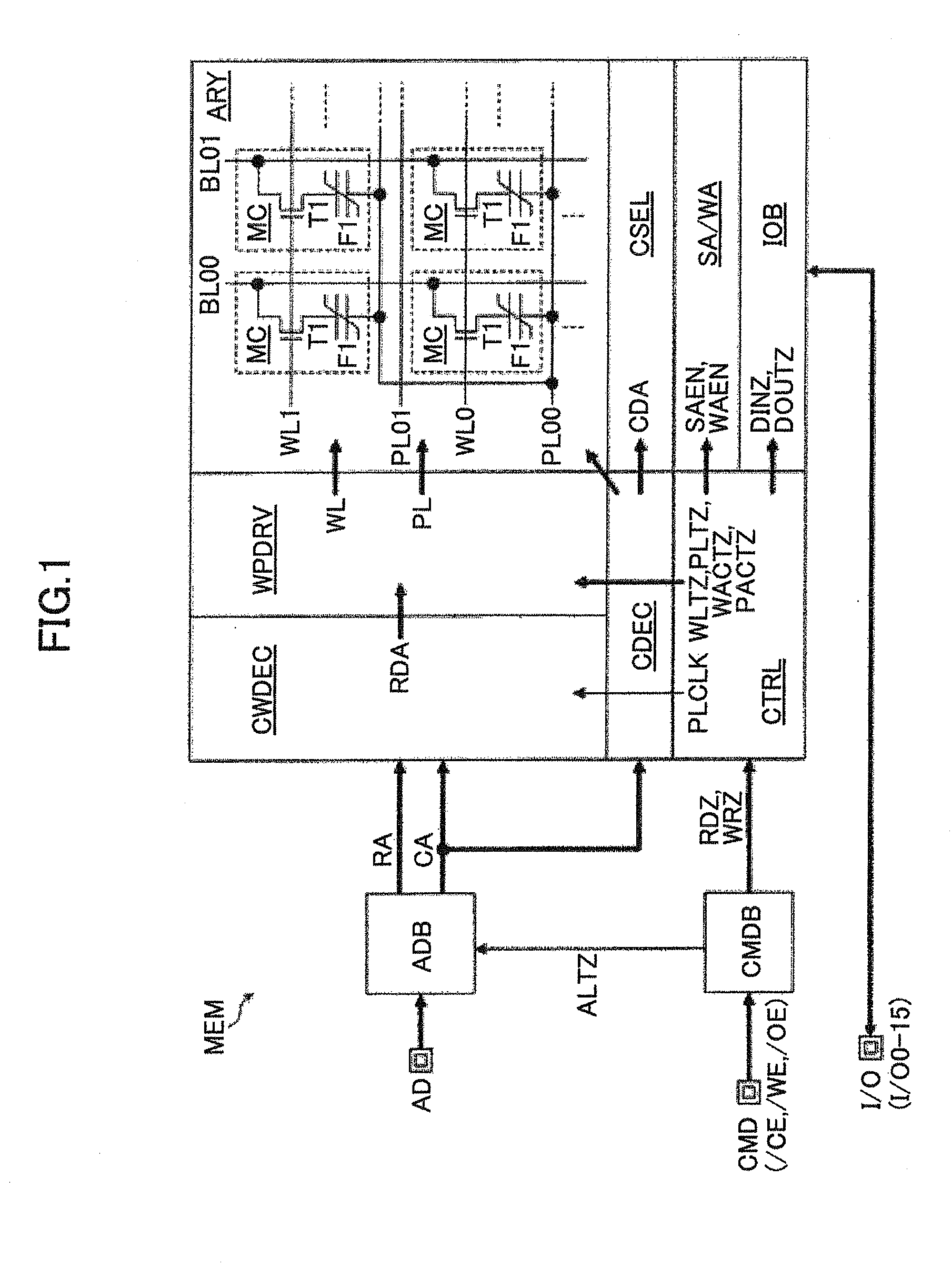 Semiconductor memory and method for operating the semiconductor memory