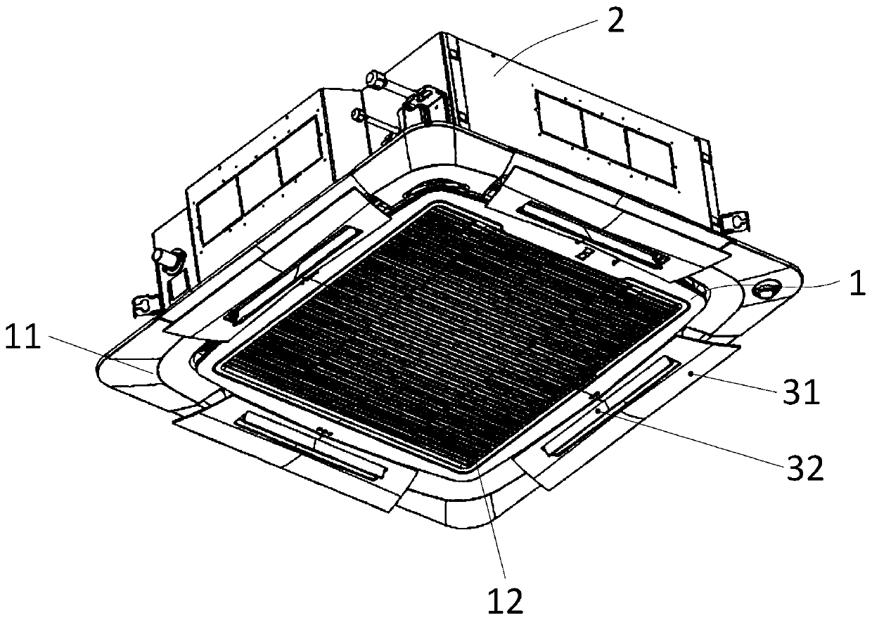 Air conditioner and air deflector control method for heating of air conditioner