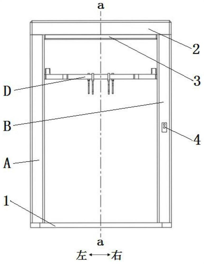 Device for assisting in taking off epidemic prevention clothes