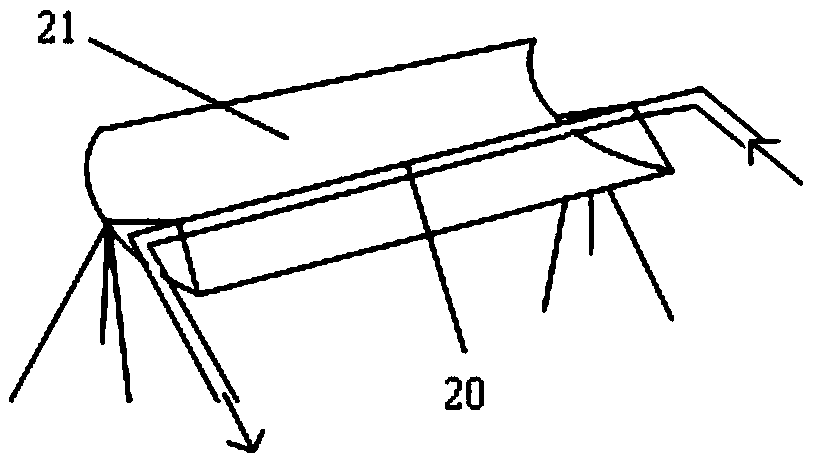 Device and method for utilizing solar energy and hot wind for heating and exploitation of coalbed gas in low-permeability reservoir