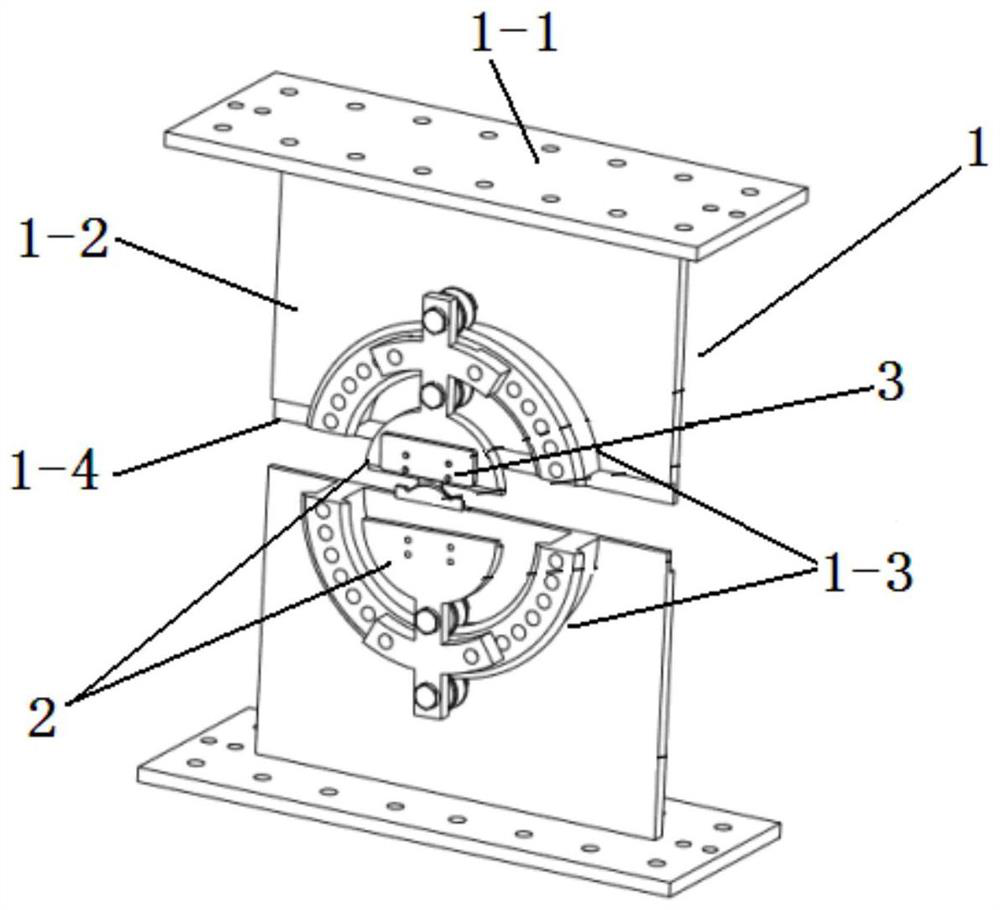 Clamp for plate compression-shear fracture analysis sample, method thereof and sample