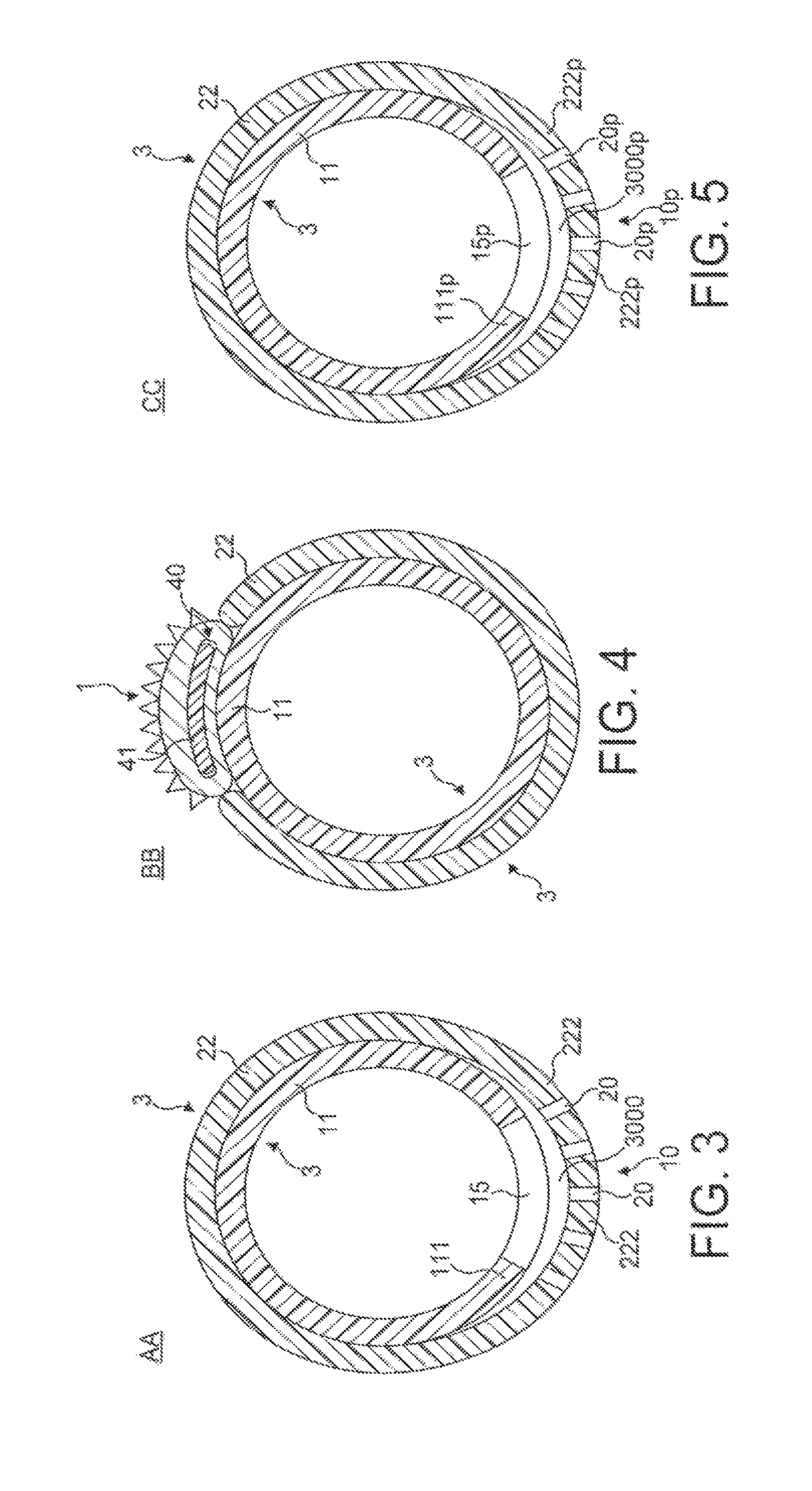 Rotational device with inflatable support elements and torque transmitting membrane