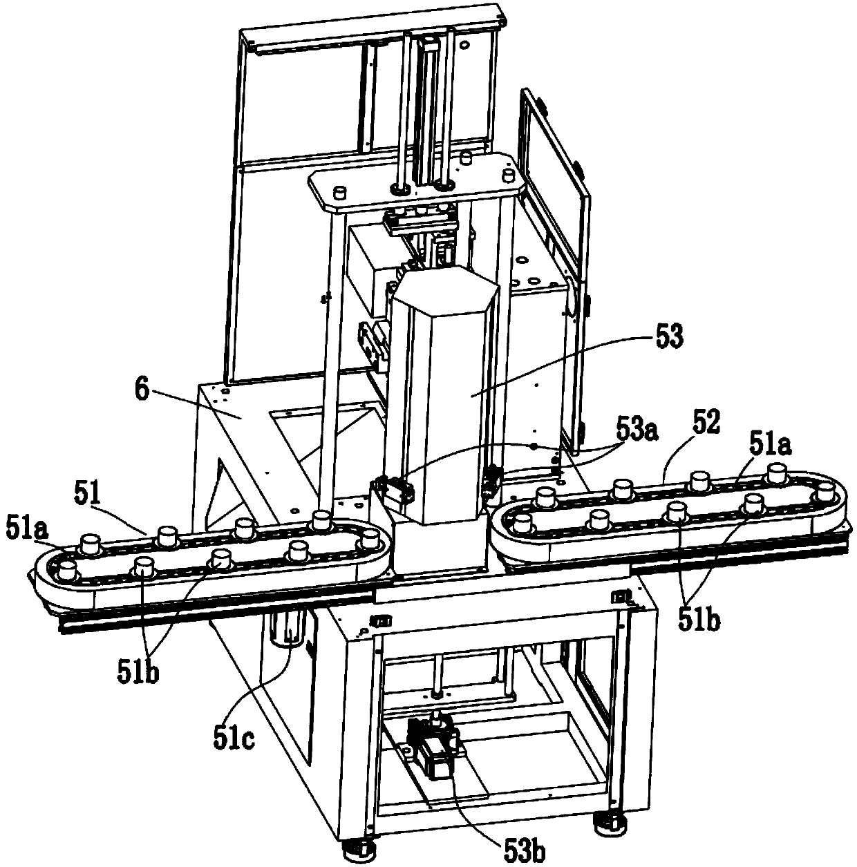 Automatic production line for cup bodies of vacuum cups (kettles)