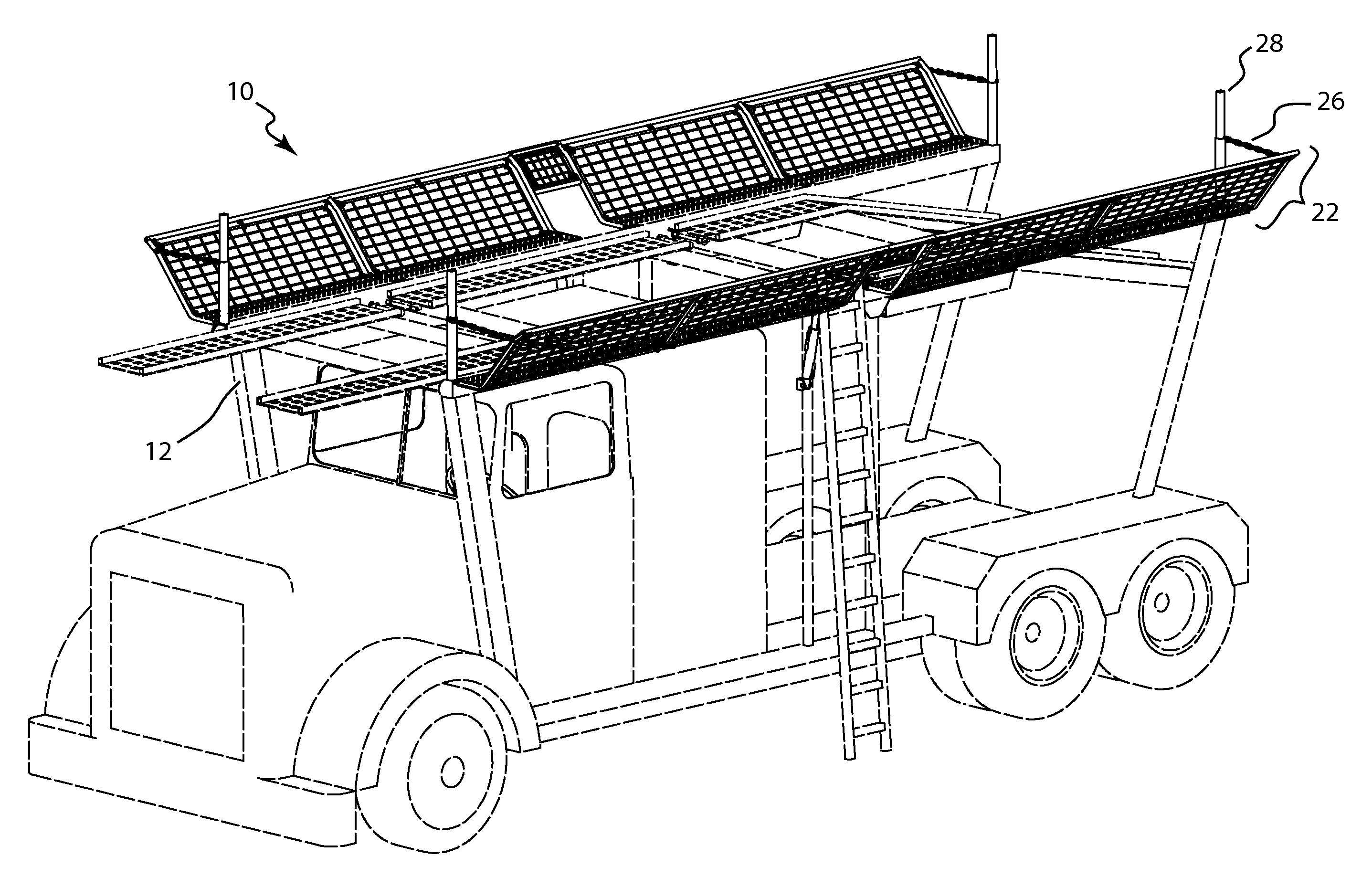 Folding platform