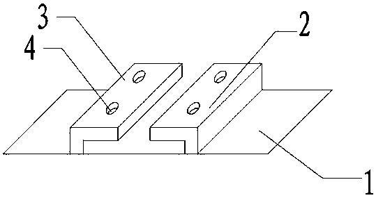 Spring installing and fixing structure and gate groove anti-abrasion device applying same