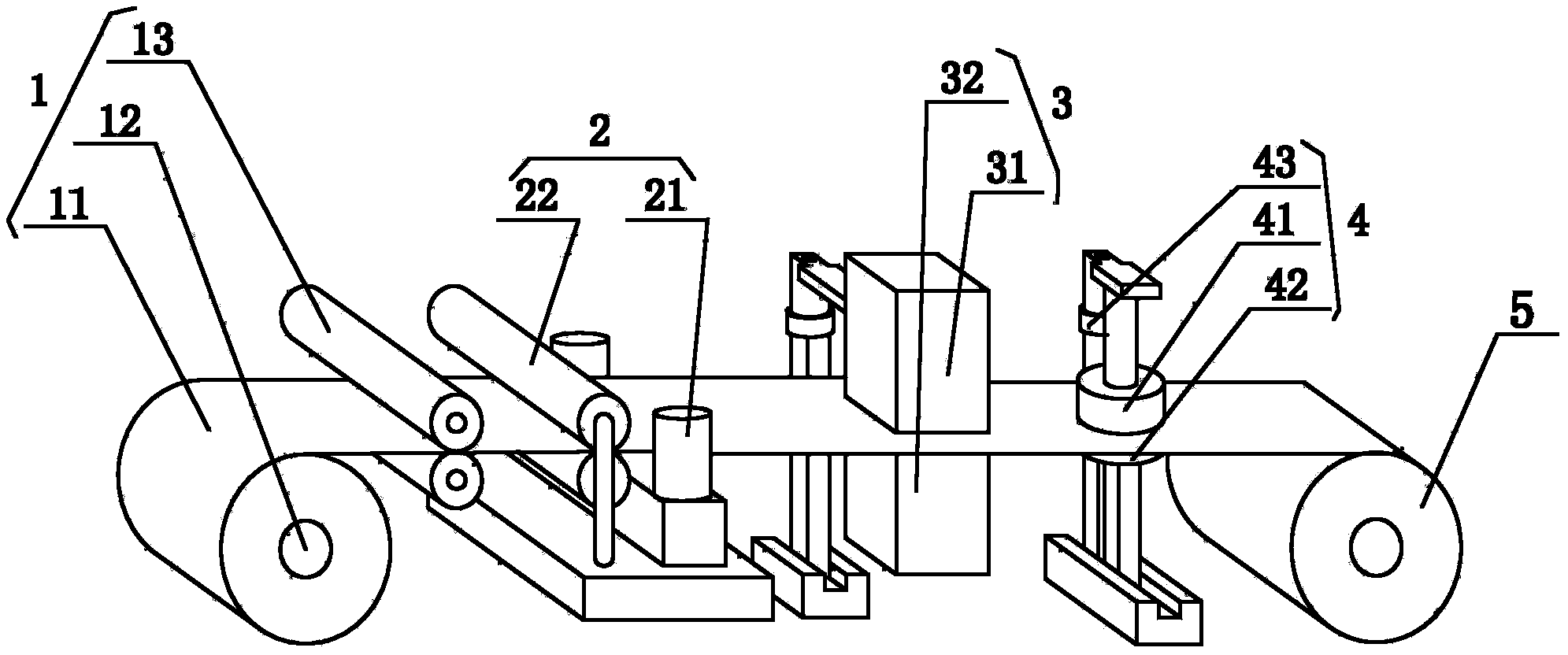 Strip steel surface deformation shaping apparatus