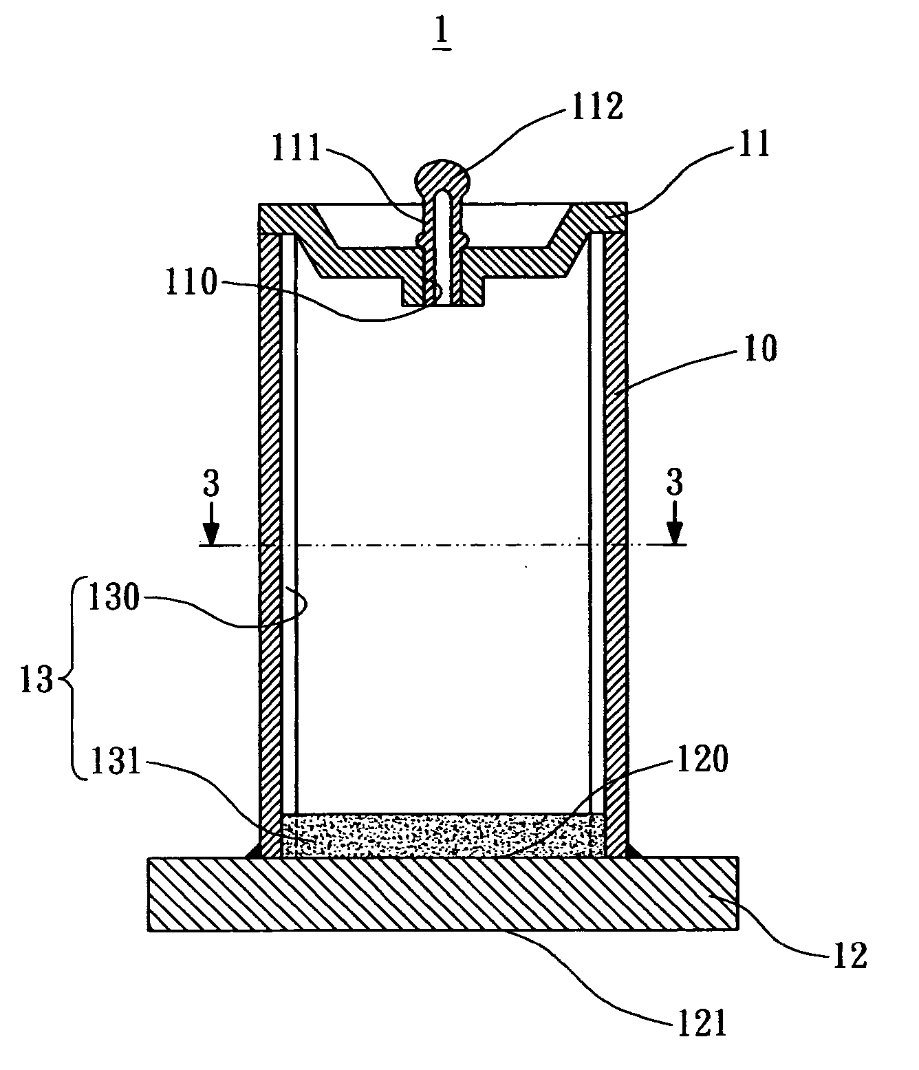 End surface capillary structure of heat pipe