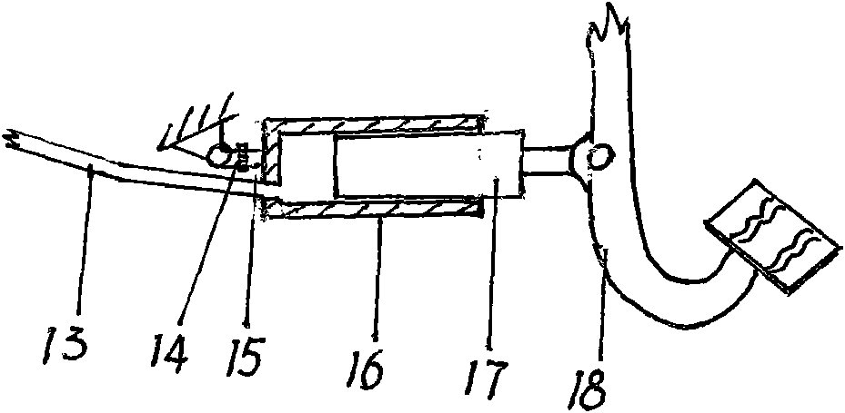 Automobile clutch and accelerator linking device