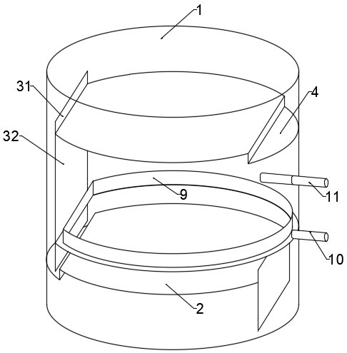 A tower biofilter