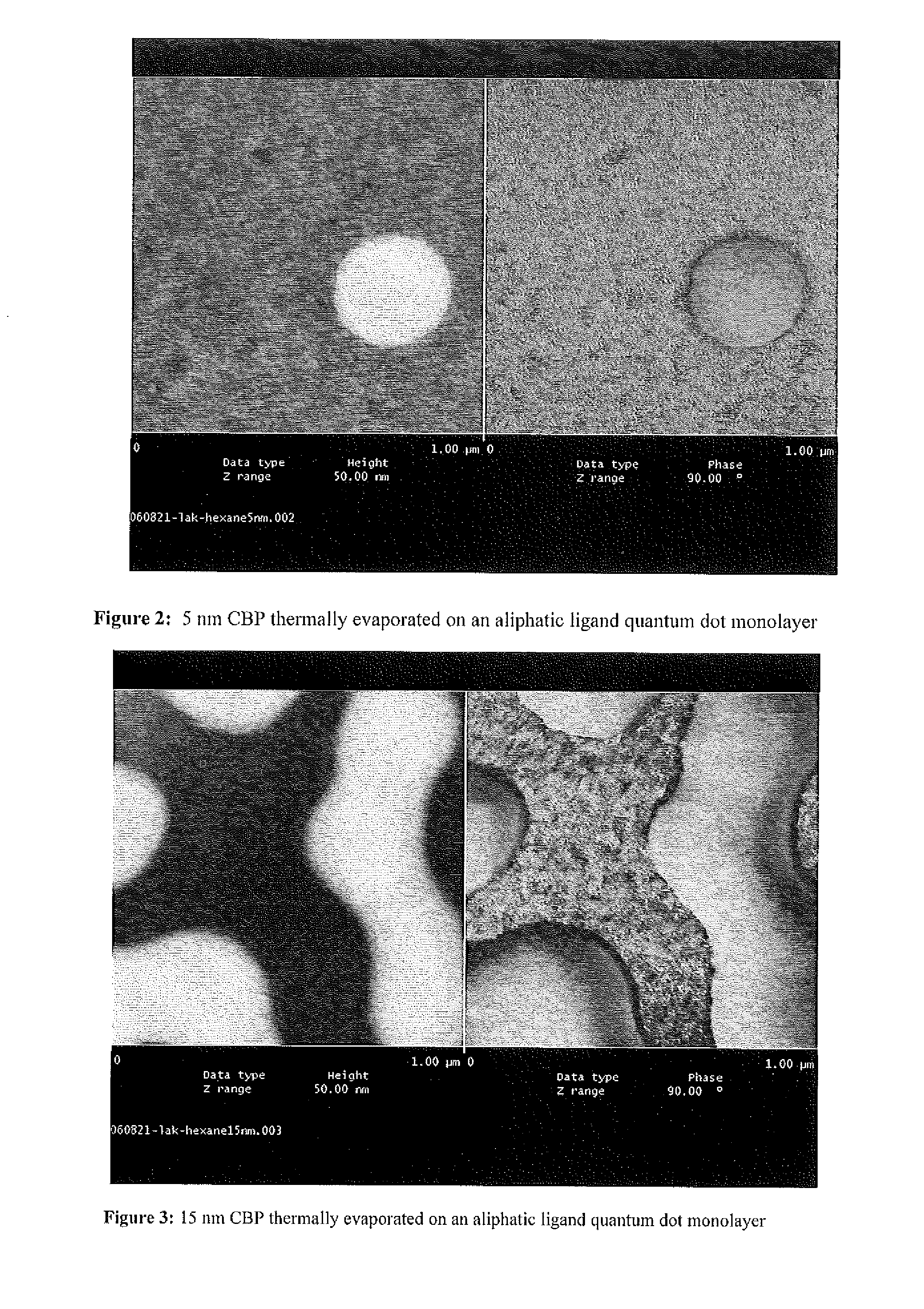 Functionalized nanoparticles and method
