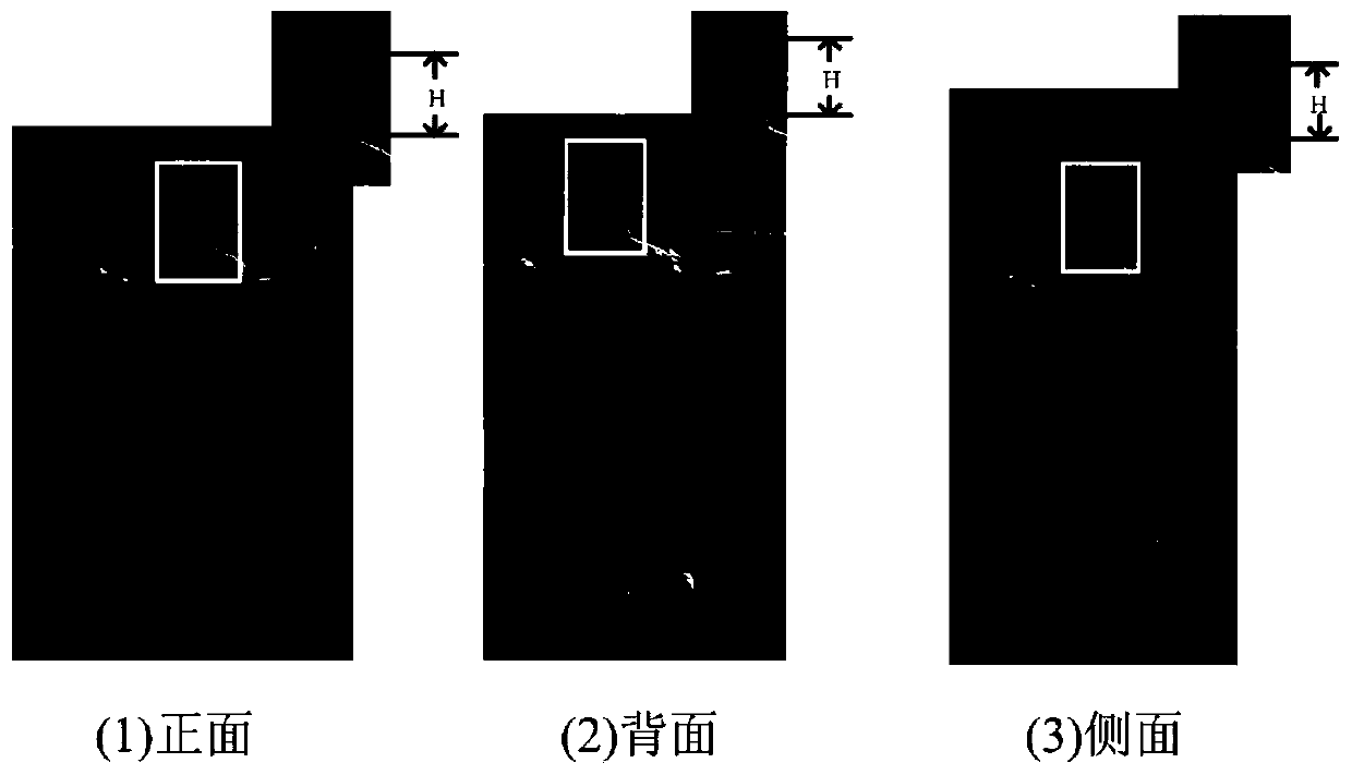 Distance estimation method based on pedestrian head height