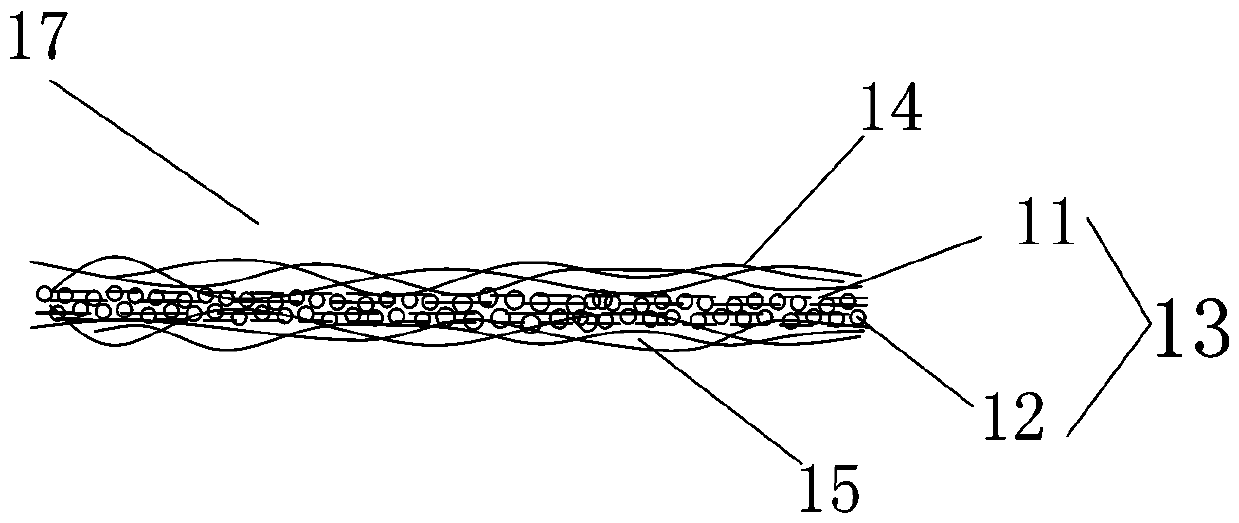 Water-absorbing wipe and manufacturing method thereof