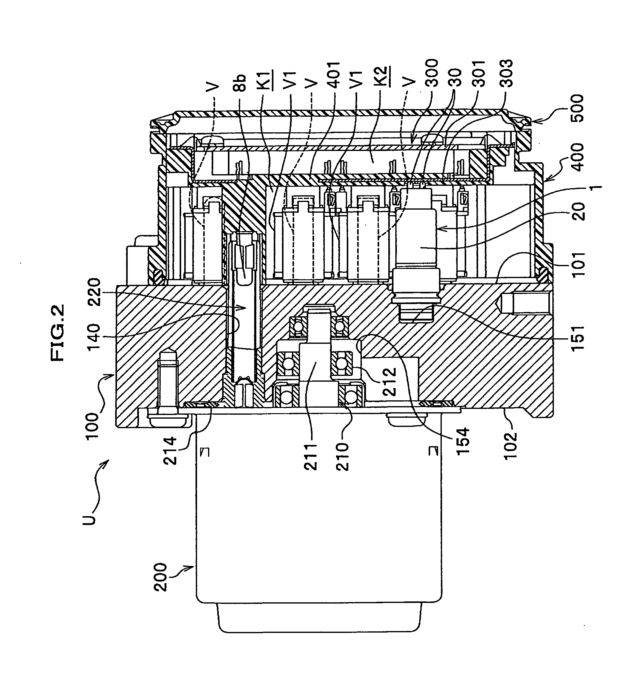 Pressure sensor for vehicle and brake fluid pressure control apparatus for vehicle