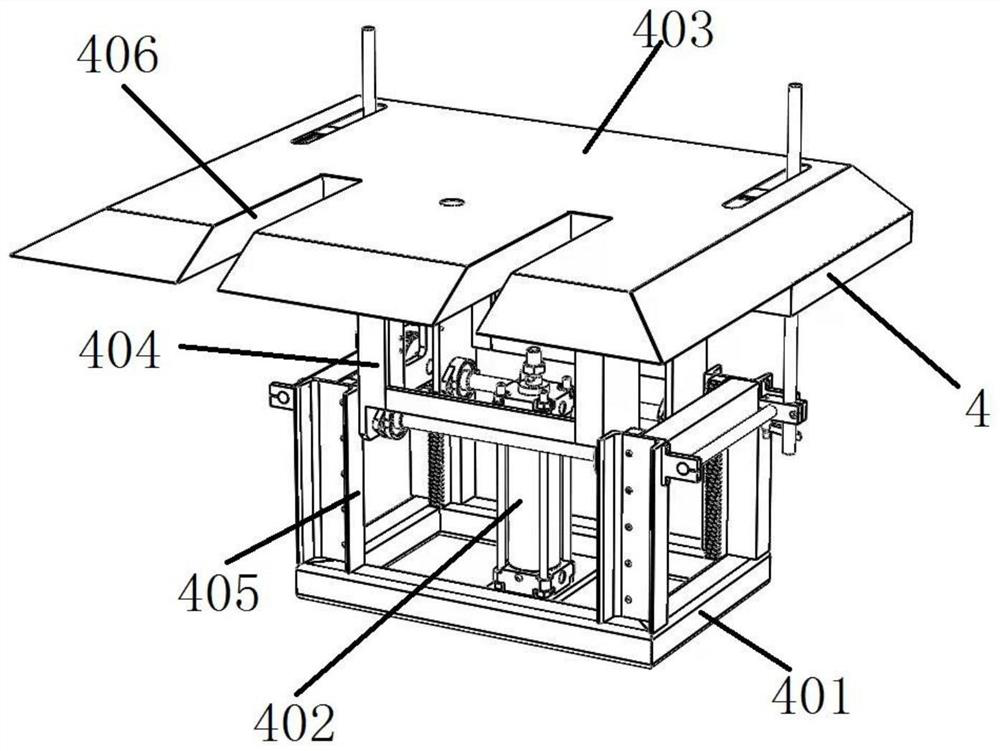 Automatic bagging and packaging device of robot