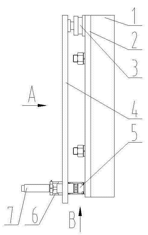 Back supporting device for large-caliber reflector