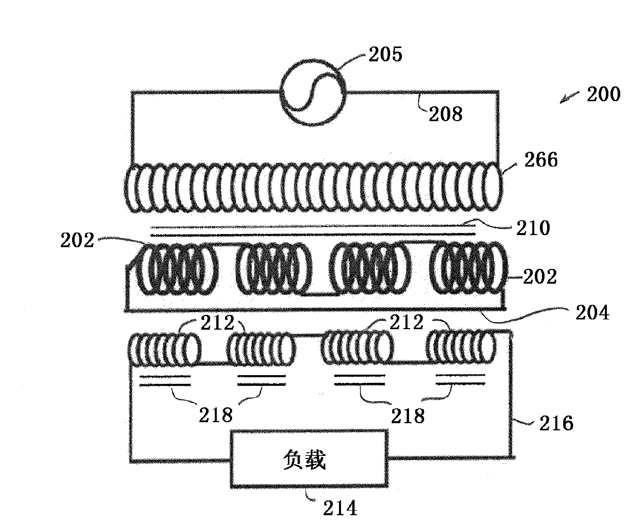 Semiconductor-metal coil units and electrical apparatus comprising same