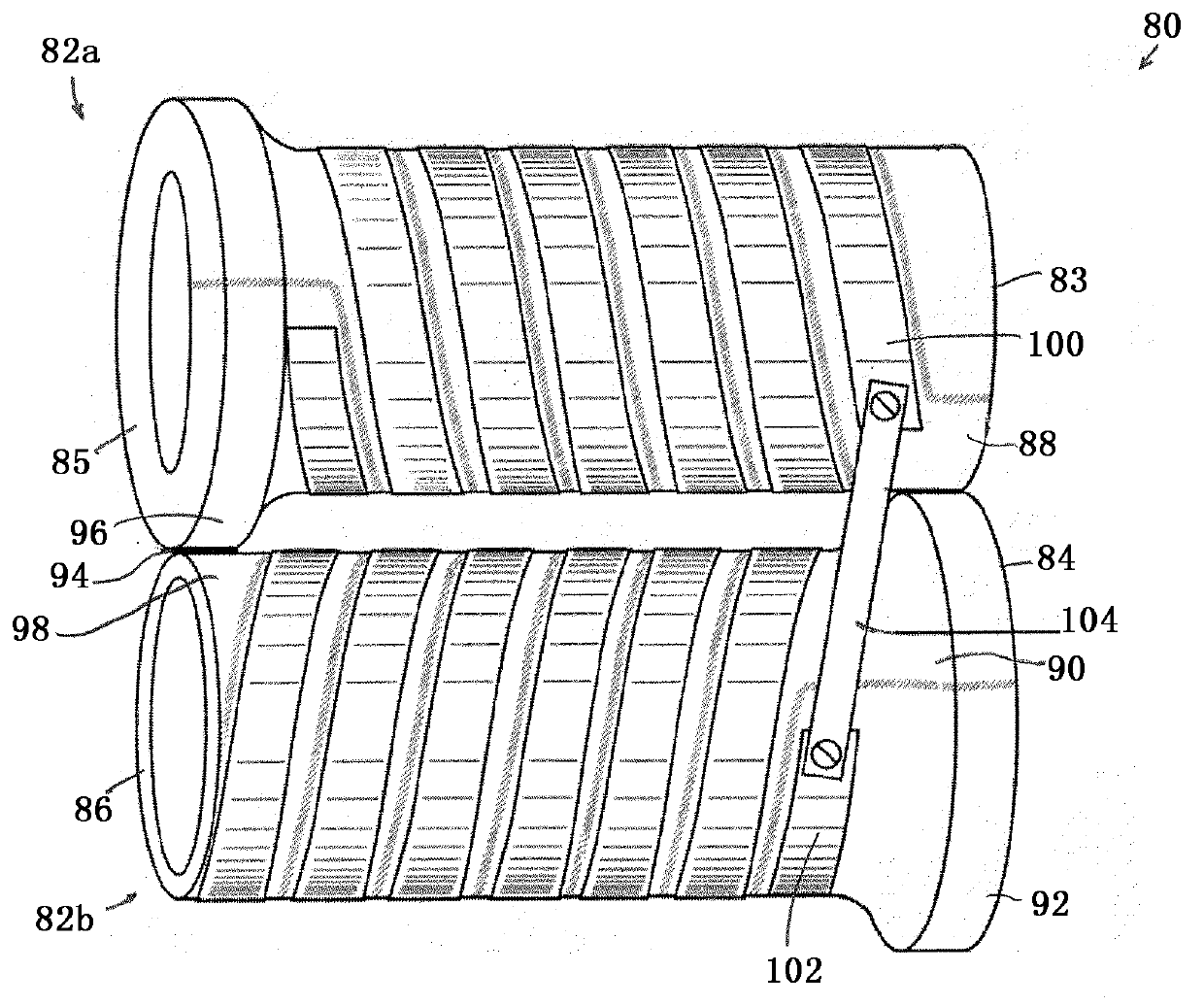 Semiconductor-metal coil units and electrical apparatus comprising same