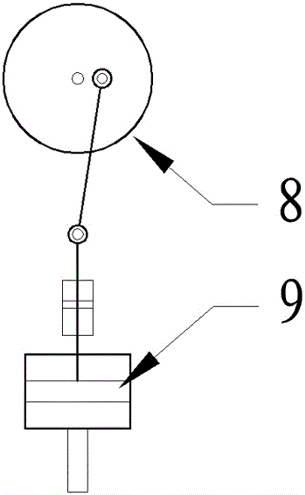 A device for centrifugally separating calcium and magnesium ions in manganese sulfate solution after crystallization