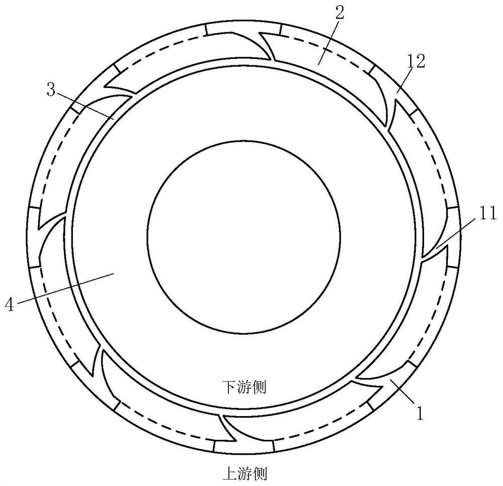 A mechanical seal end face structure with variable depth helical T-shaped groove