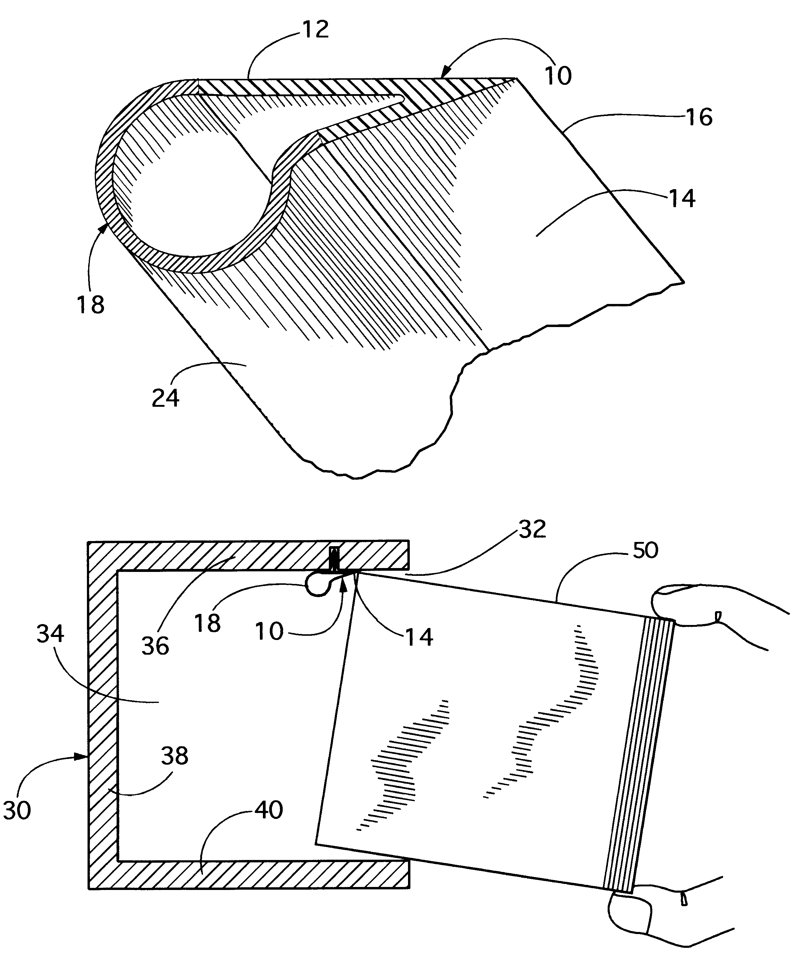 Holder with retaining device for compact disc and other media cases