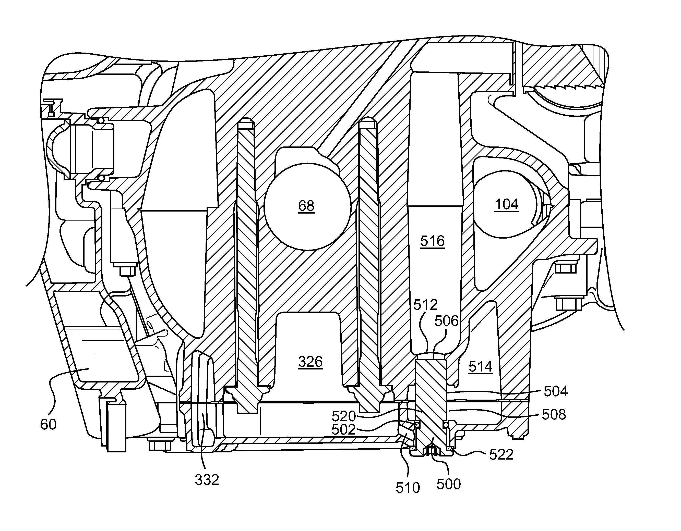 Lubrication system for a dry sump internal combustion engine