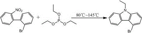 A kind of synthesis and purification method of 4-bromo-9-ethylcarbazole