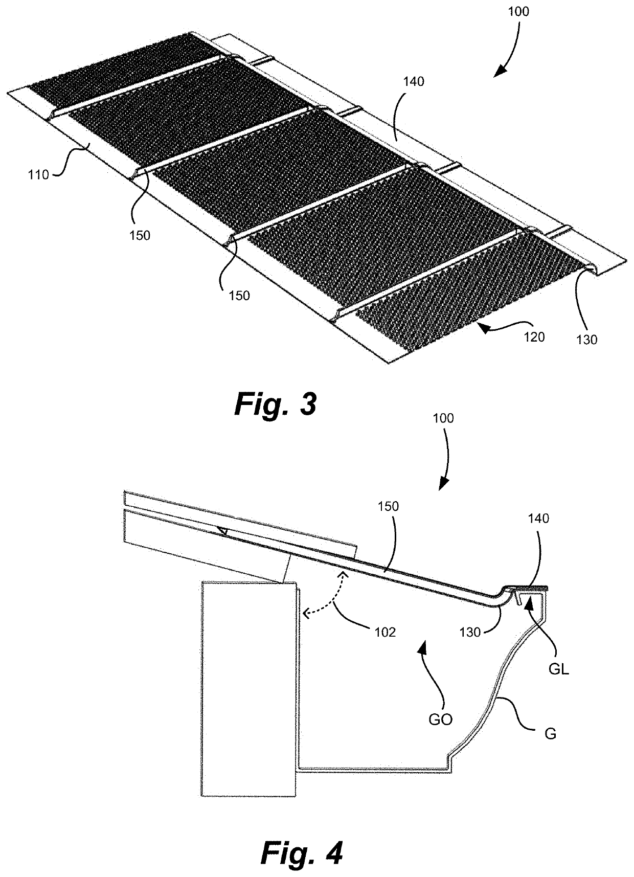 Single piece gutter guard with girder