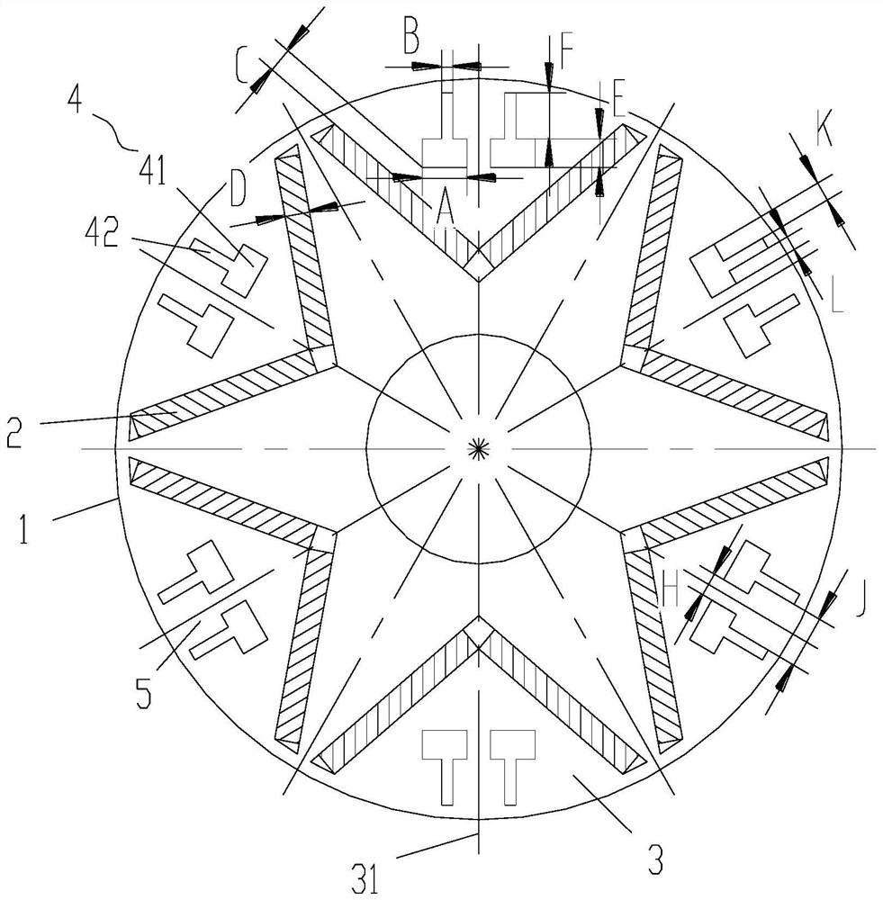 Rotor structure, motor and compressor