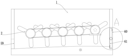 Self-flowing swivel for concrete sand and gravel recovery and separation