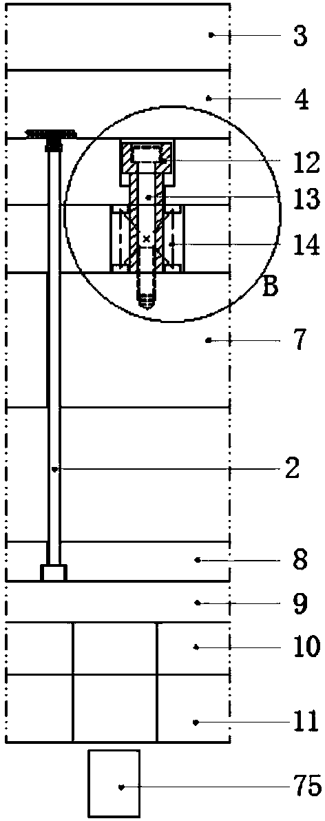 Screw-type push-out rotary demolding mechanism