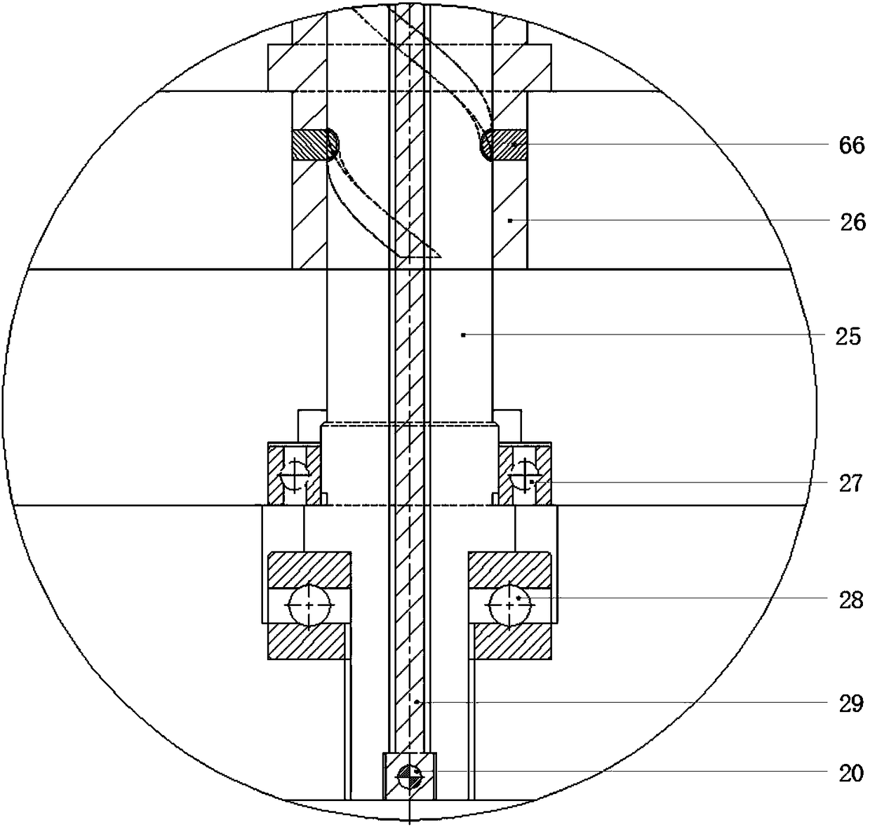 Screw-type push-out rotary demolding mechanism