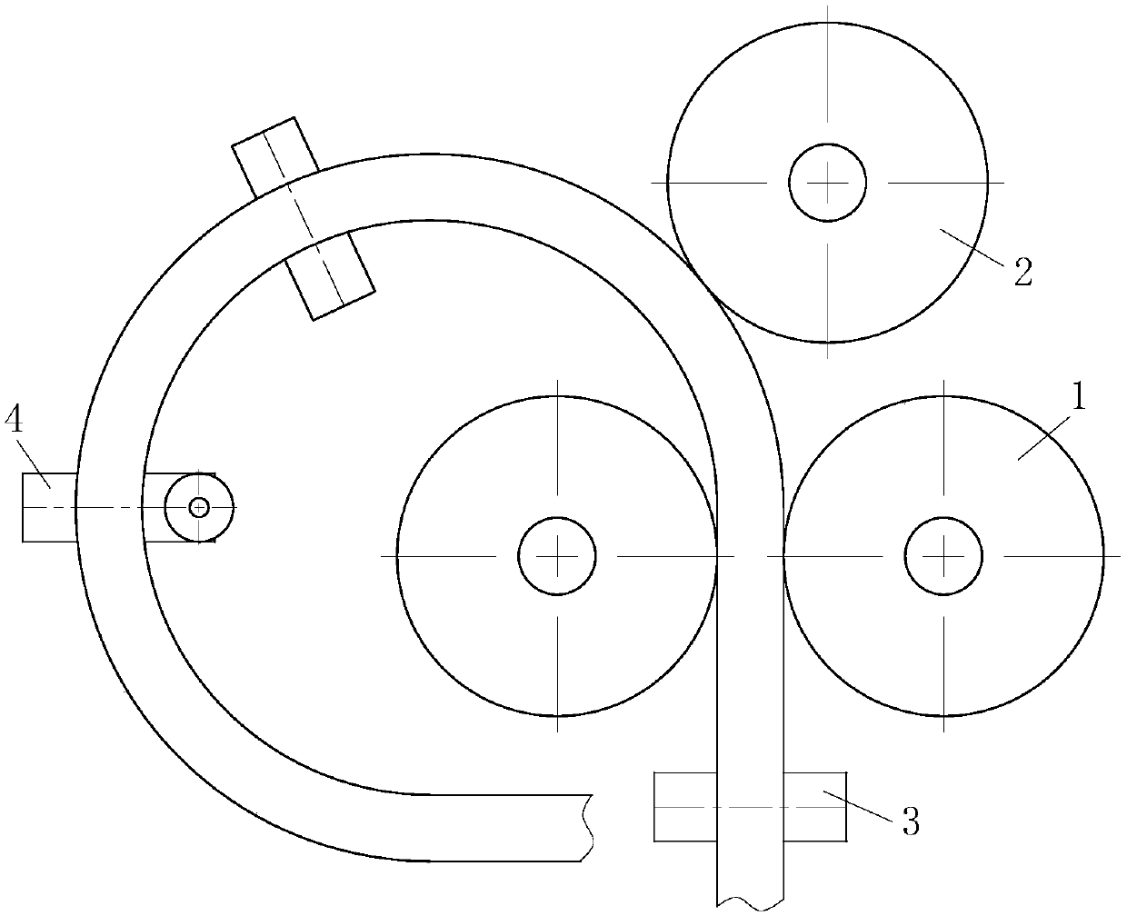 Diameter and pitch variable elbow equipment