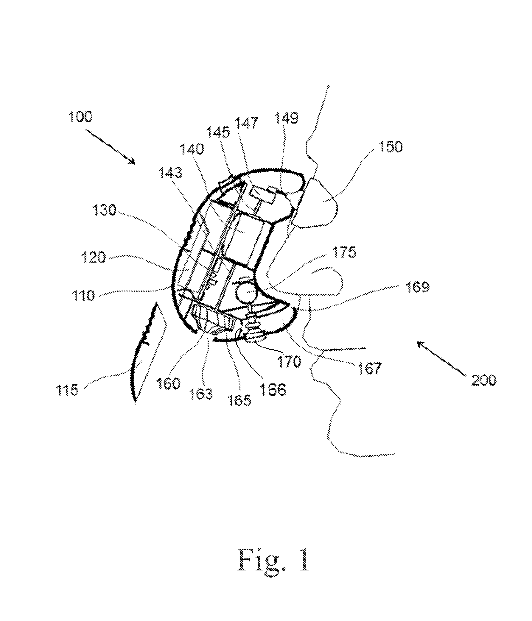 Vibrating device for treating nasal congestion and sinusitis symptoms and method thereof