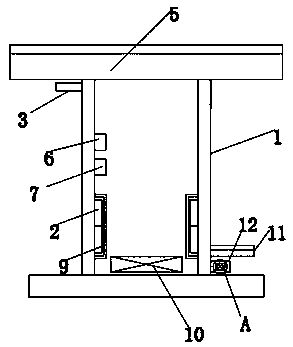 New energy vehicle charging pile with refrigerating device