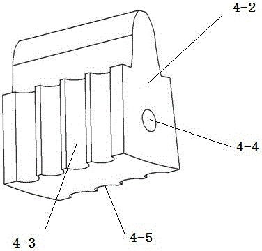 Tooth profile type ring die curing forming device