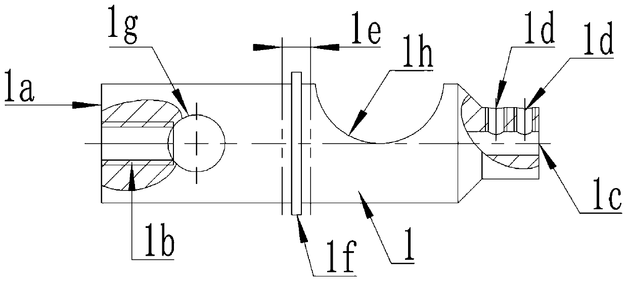 Longitudinal vibration turning vibration ultrasonic amplitude-change pole