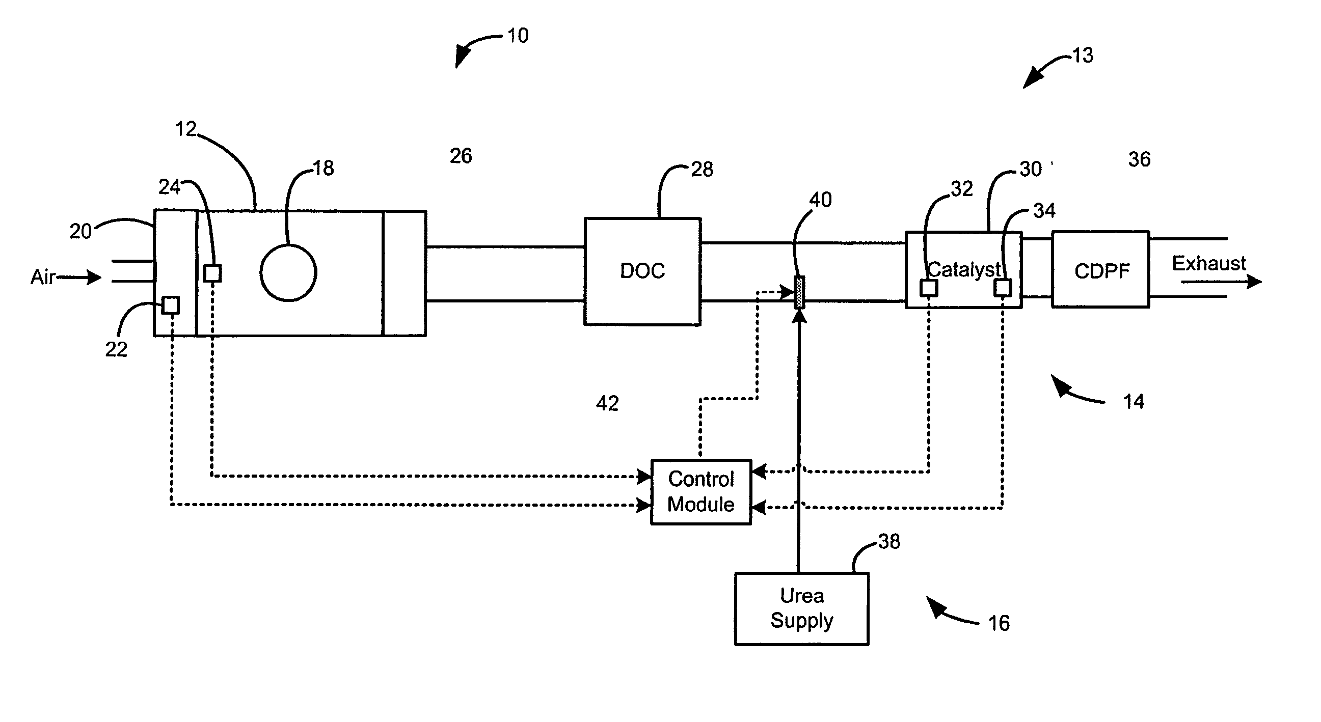 Exhaust treatment system diagnostic via ammonium nitrite decomposition