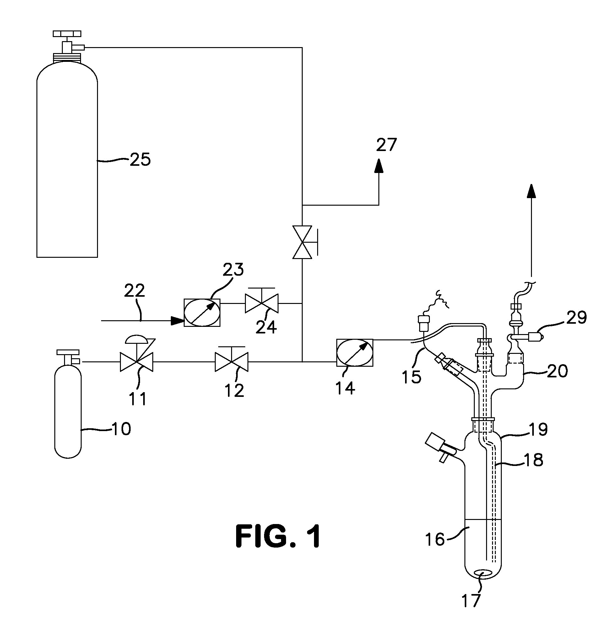Apparatus and method for the condensed phase production of trisilylamine