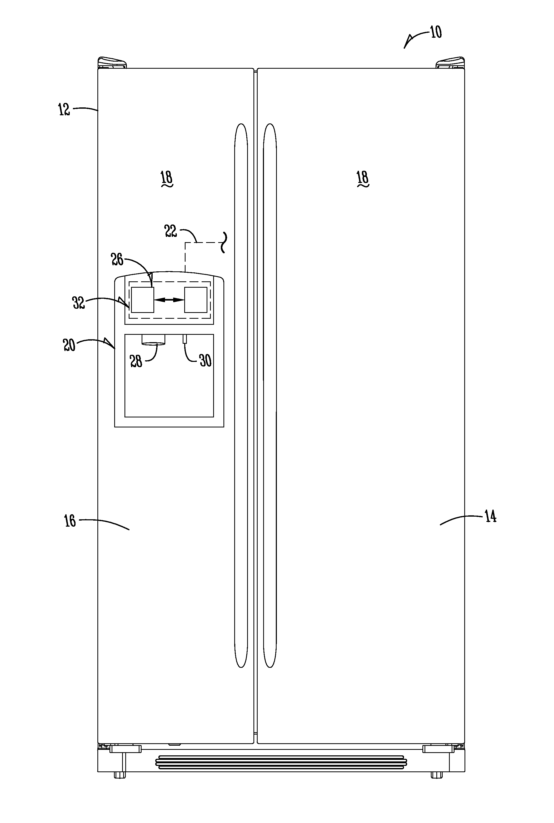 Apparatus, method and system for managing and dispensing liquid enhancement components from a refrigerator