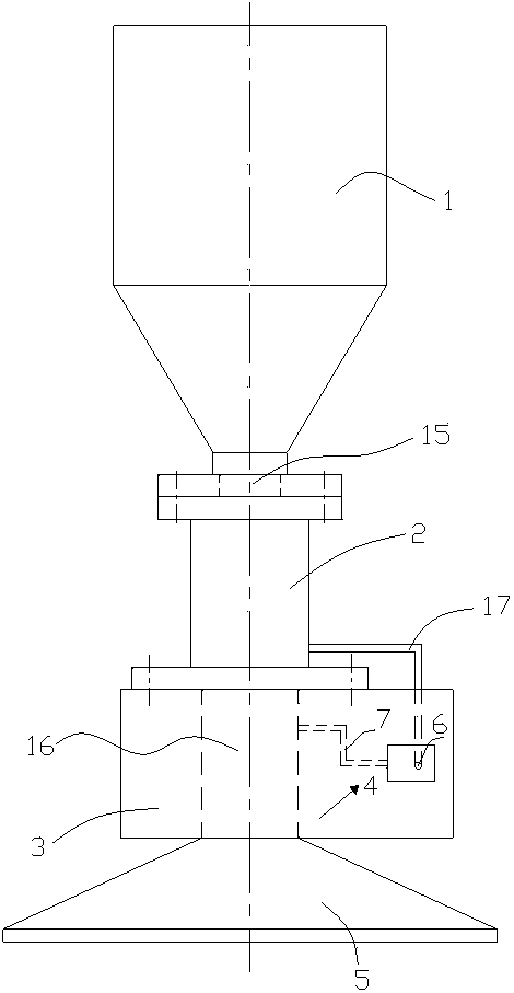 Check valve sand supply device of sand ejector