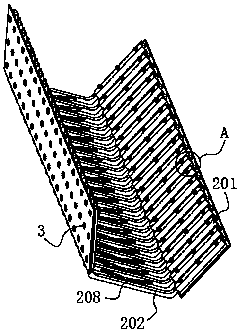 Bamboo-wood and steel composite box girder based on bolt connection