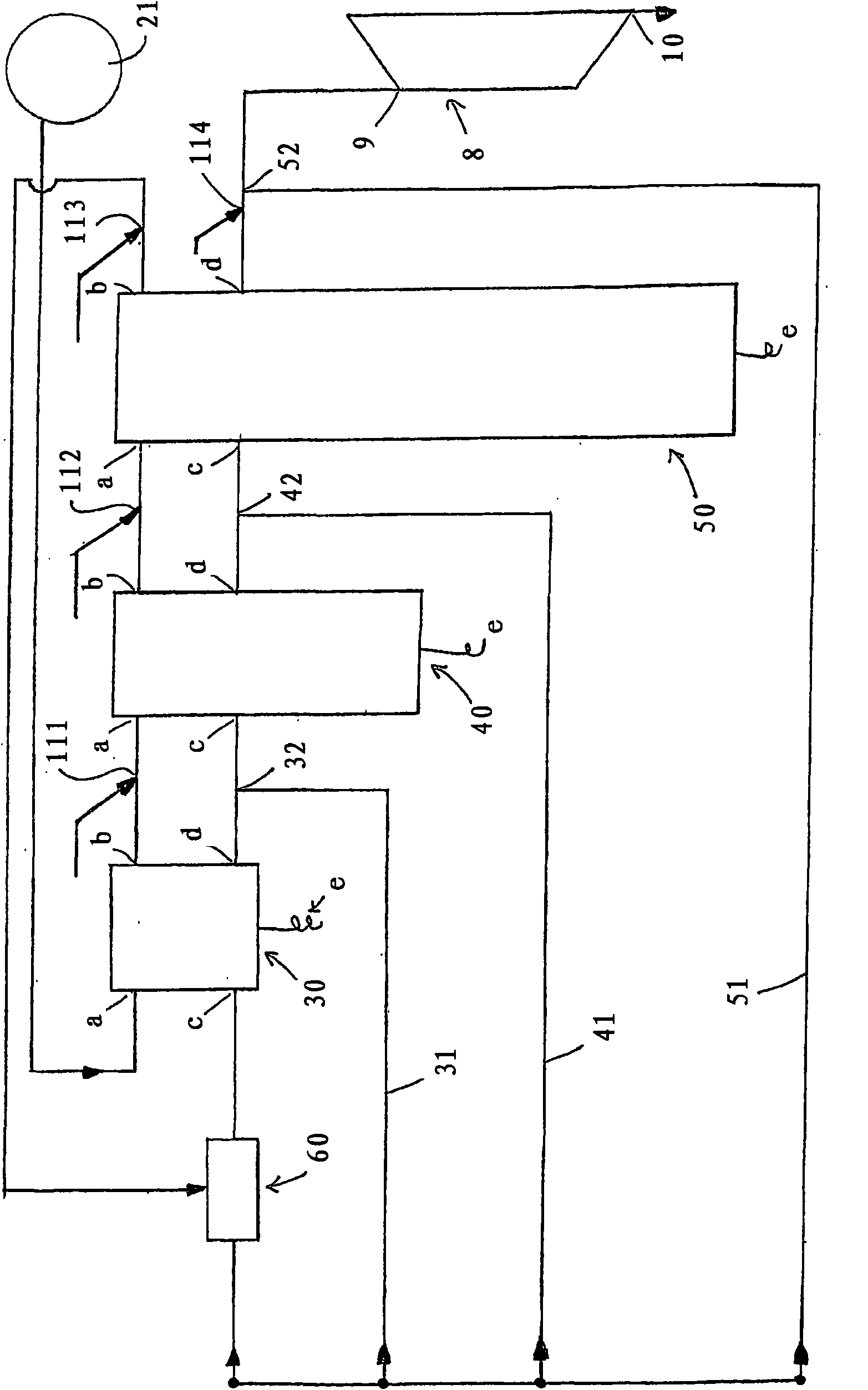 System having high-temperature fuel cells