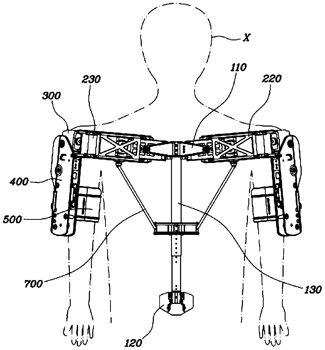 Wearable apparatus for increasing muscular force