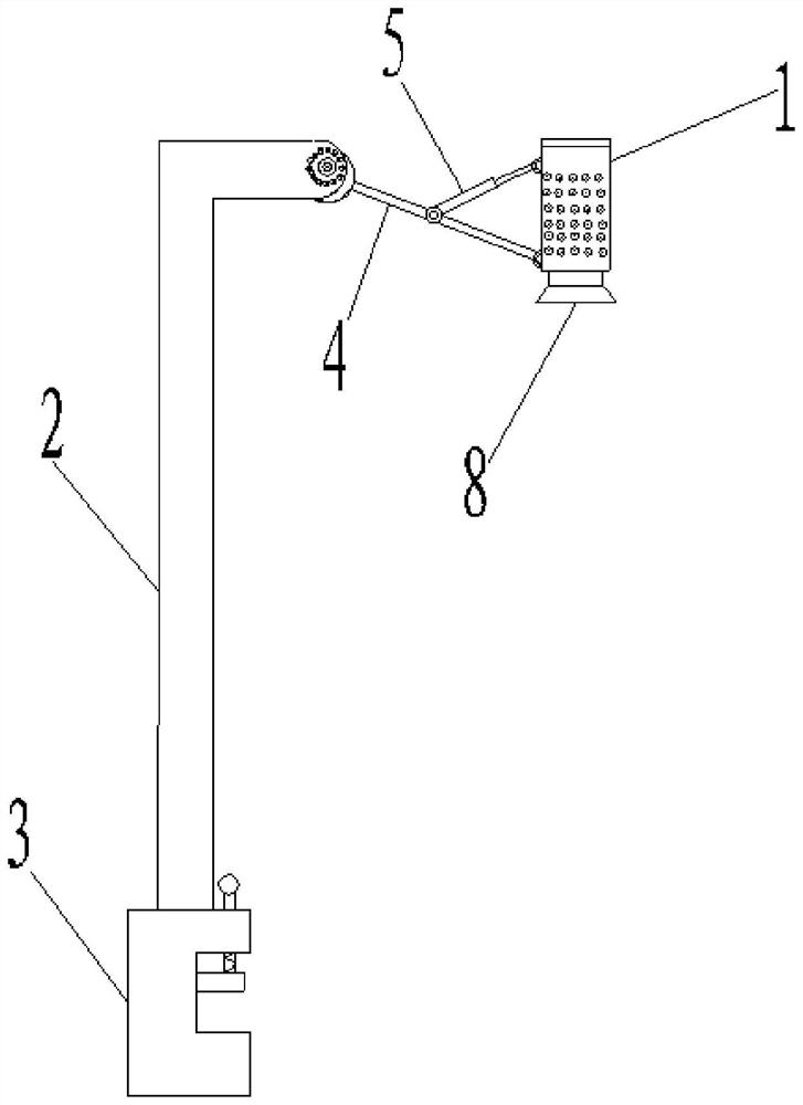 A moxibustion fixation device for traditional Chinese medicine nursing