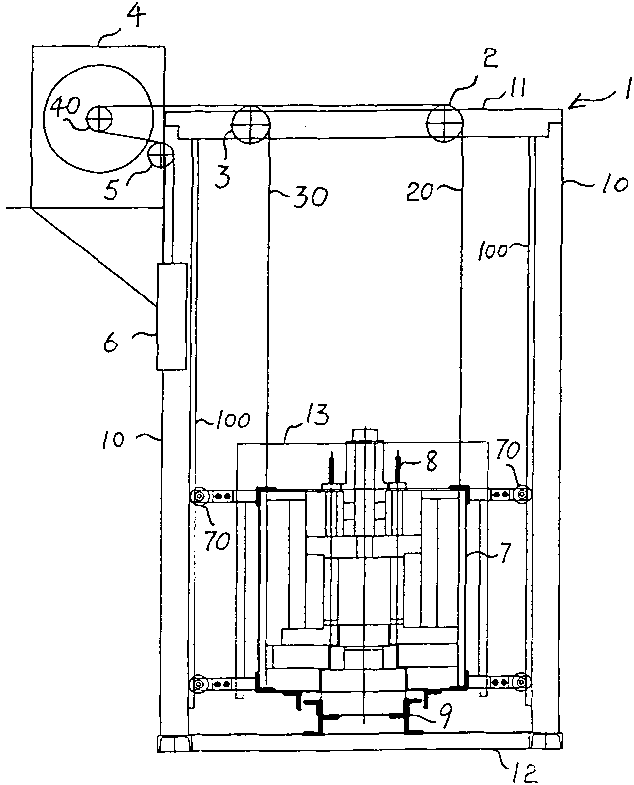 Bell-type electric elevator furnace