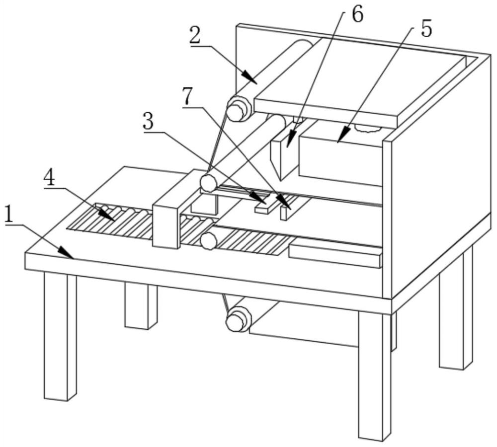 Full-automatic packaging device and method for PET packaging bags