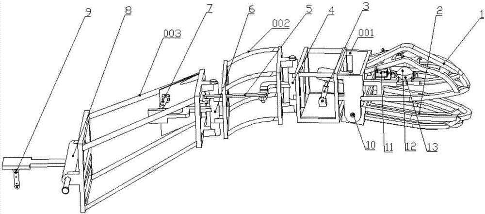 Bionic Hydraulic Quadruped Robot Dinosaur Head and Neck Structure