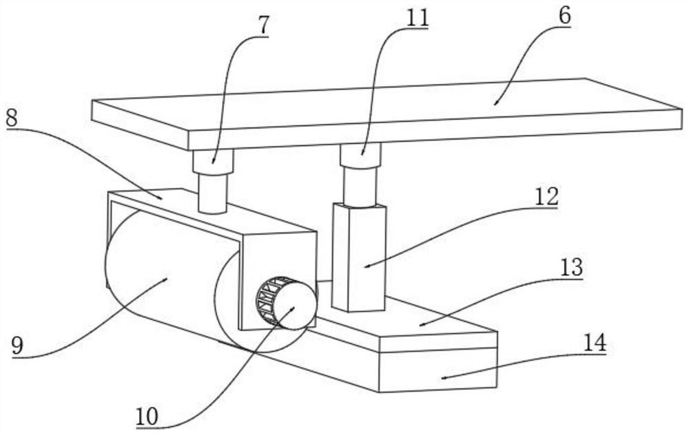 Marine ship deck salinization scrubbing device with small damage